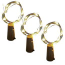 Bottle string LED light with cork (pack of 3)