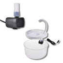 Auto water fountain for cat with LED light