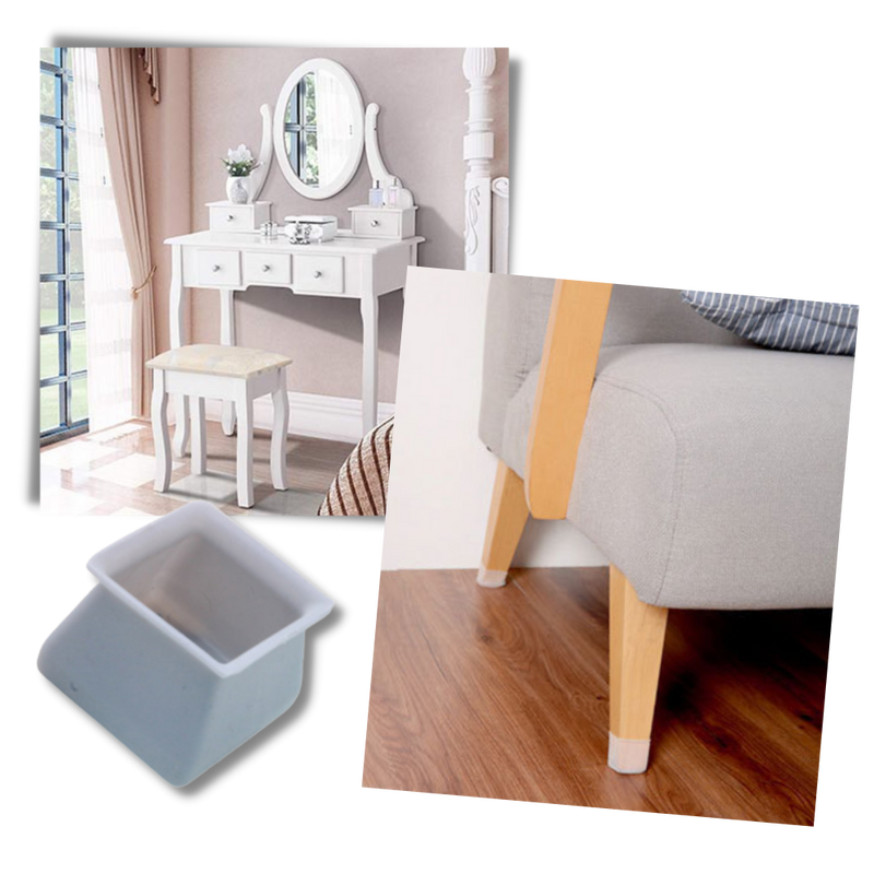 Pack of 8 Furniture silicone protection covers
