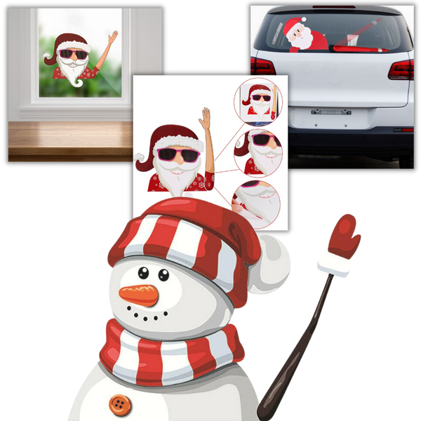 Christmas Windscreen Wiper Sticker