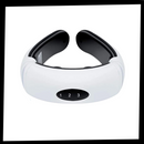 Circular traction neck massager with infrared heating