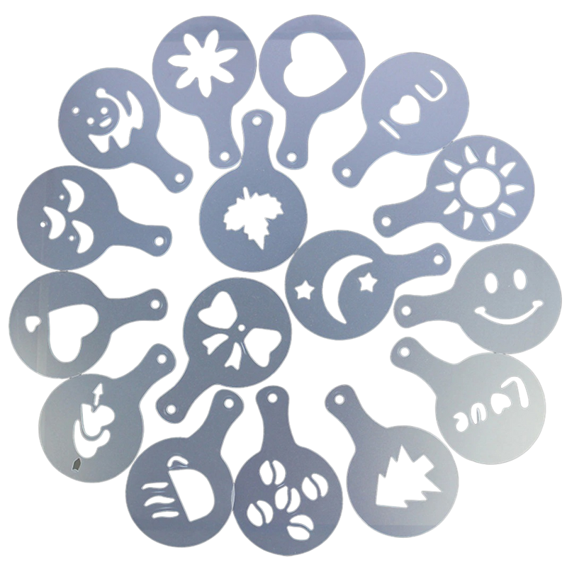 Coffee Stencils (16 Pcs)