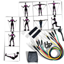 Complete Exercise Resistance Bands Set (11 Pcs)