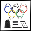 Complete Exercise Resistance Bands Set (11 Pcs)