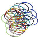 Pack of Flexible Wire Keychains