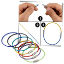 Pack of Flexible Wire Keychains