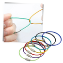 Pack of Flexible Wire Keychains