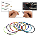 Pack of Flexible Wire Keychains