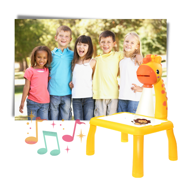 Children projection drawing board