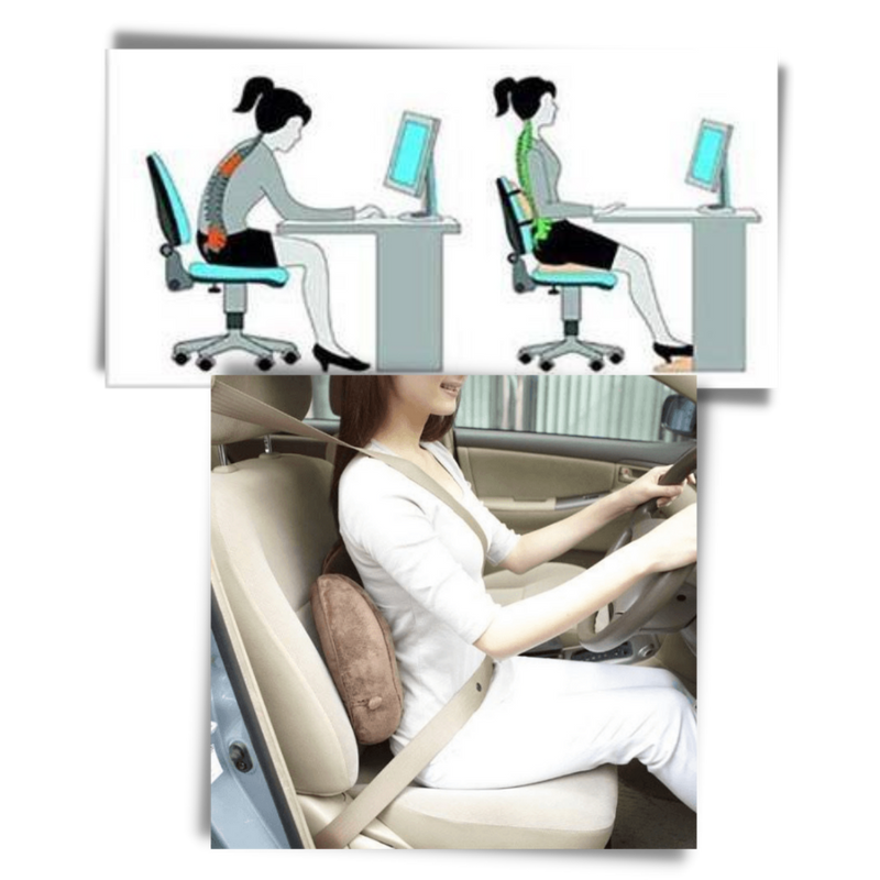 Dual buttock seat cushion