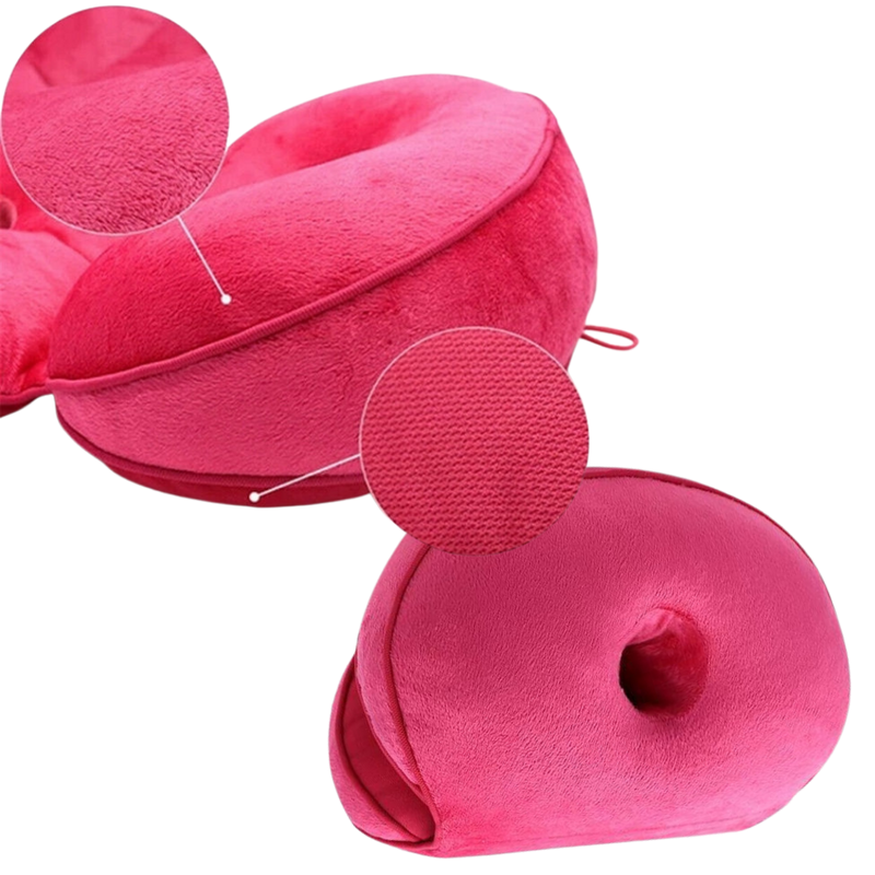 Dual buttock seat cushion