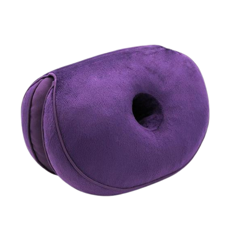 Dual buttock seat cushion