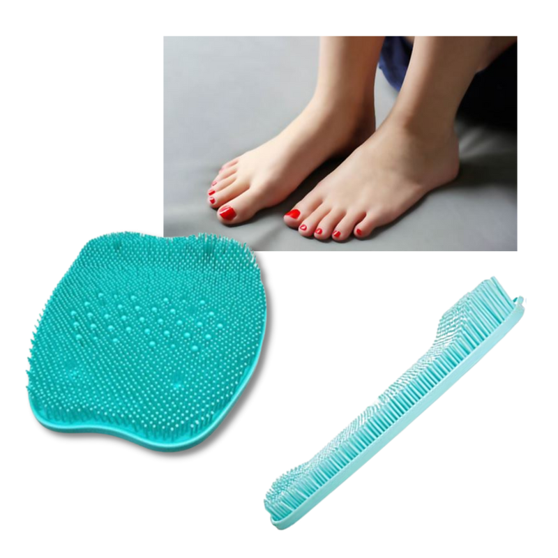 Shower Foot Massager Scrubber & Cleaner Mat