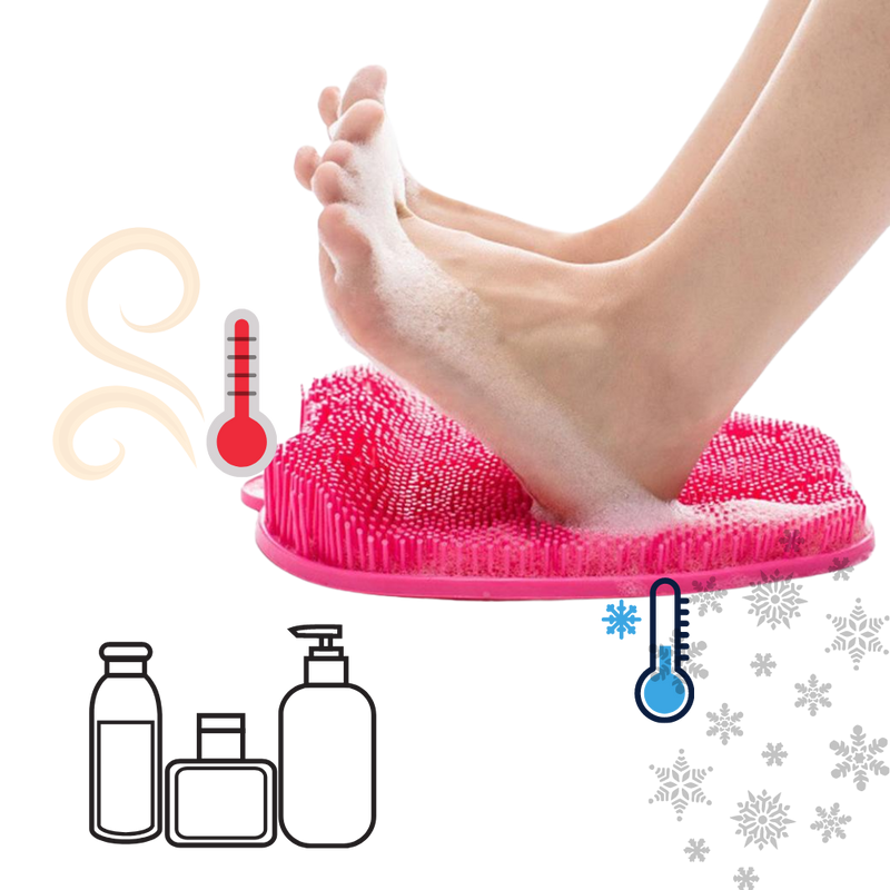 Shower Foot Massager Scrubber & Cleaner Mat