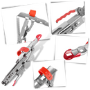 Fishing rod holder with springs