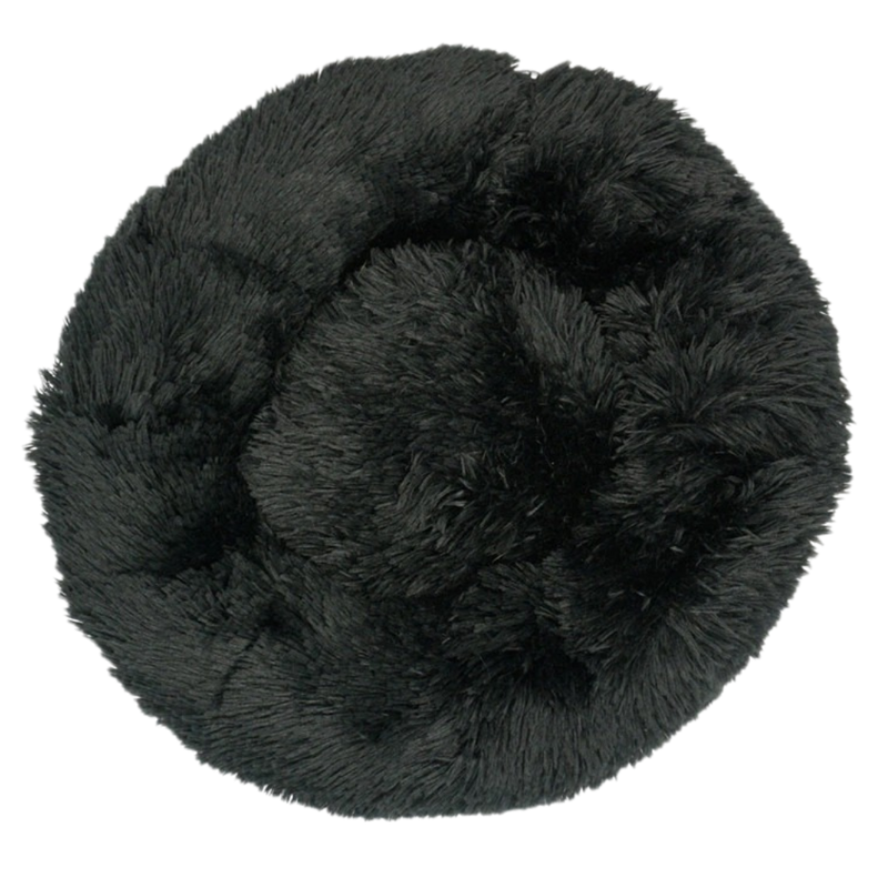 Fluffy Plush Donut Pet Bed