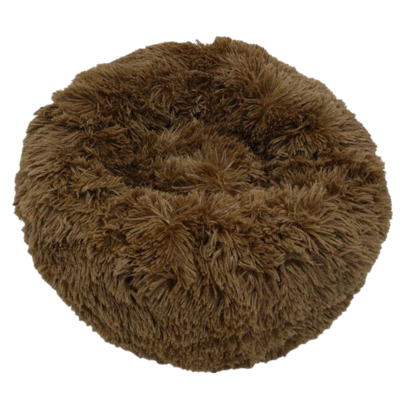 Fluffy Plush Donut Pet Bed