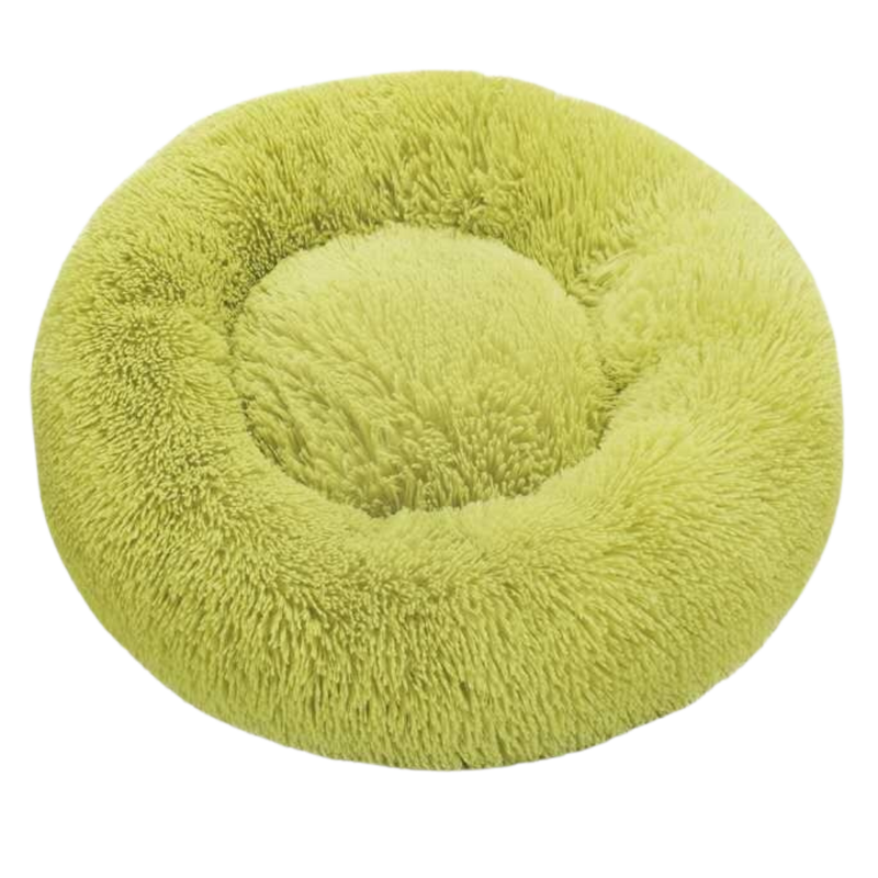 Fluffy Plush Donut Pet Bed