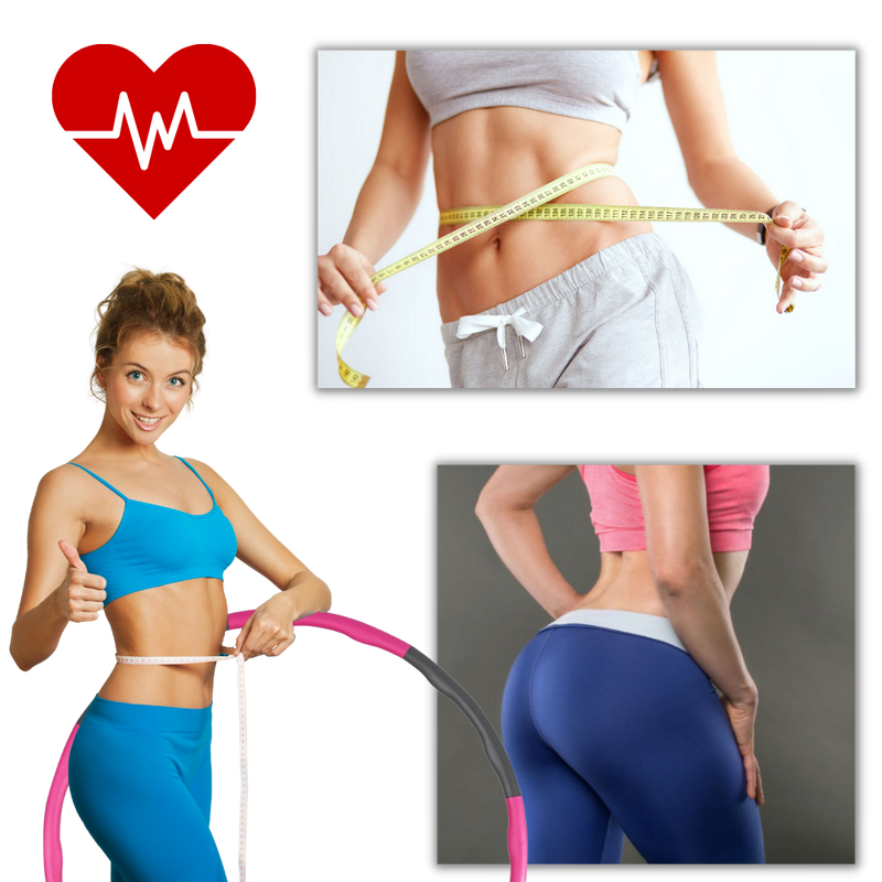 Padded Fitness Hula Hoop Adjustable