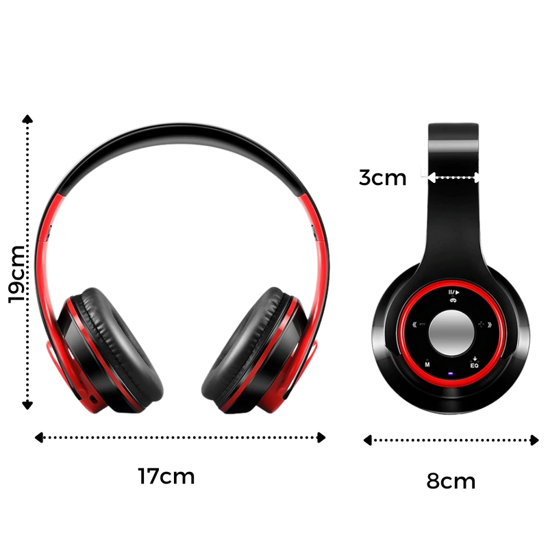 Foldable bluetooth headphones