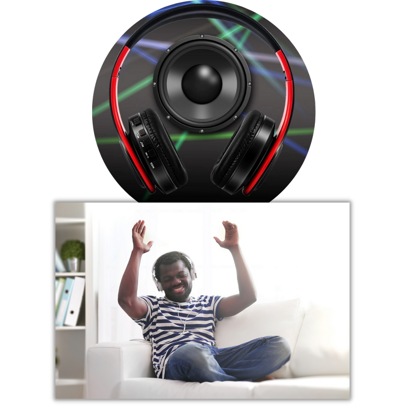 Foldable bluetooth headphones