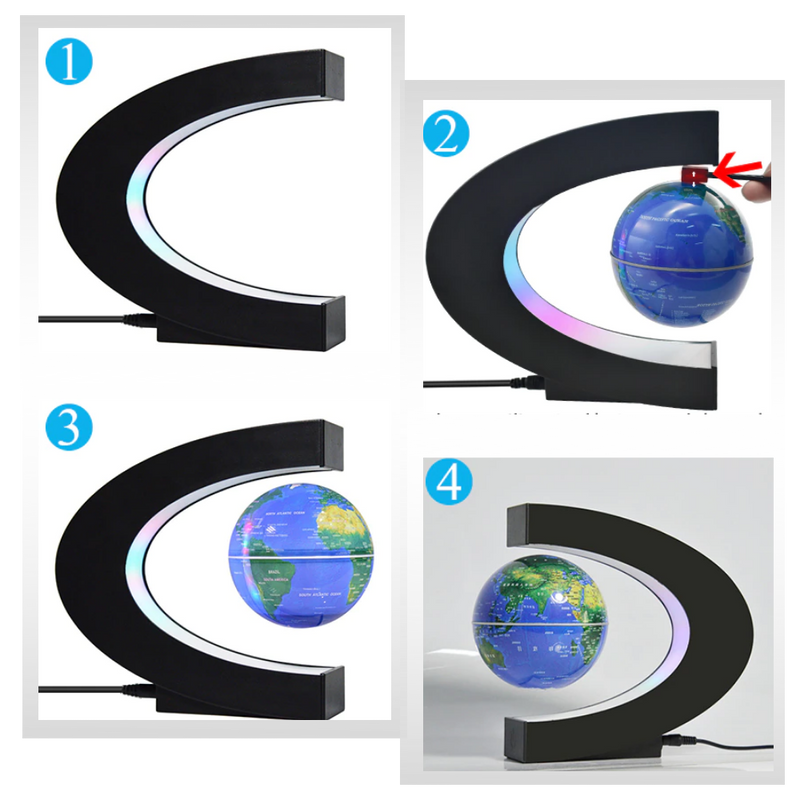 Levitating LED Magnetic Globe