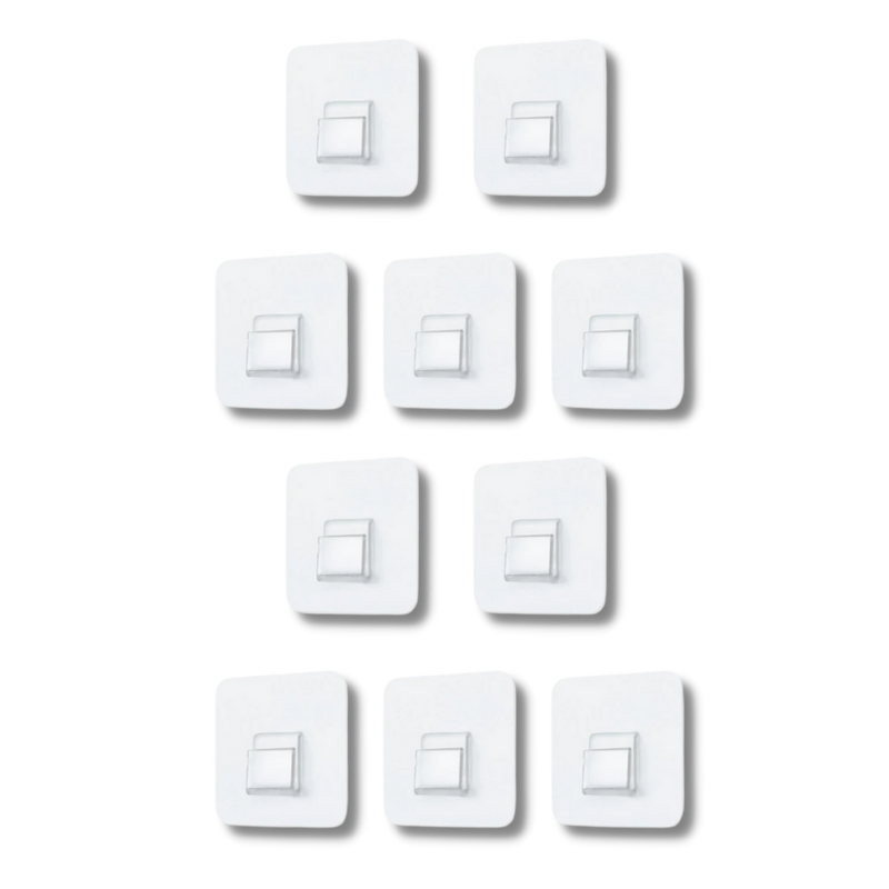 Pack of Adhesive Wall Hooks
