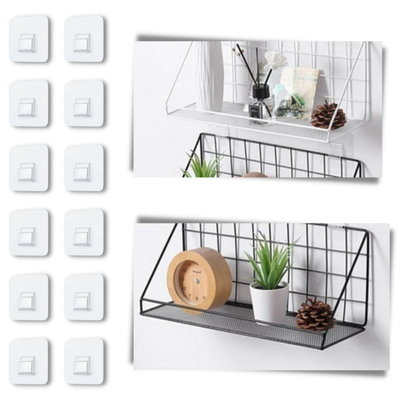 Pack of Adhesive Wall Hooks