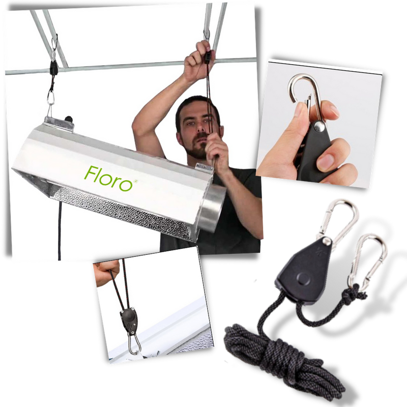 Adjustable Rope ratchet (2Pcs)