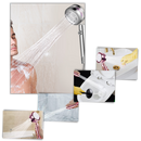 High pressure rotating helix shower head
