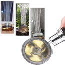 High pressure rotating helix shower head