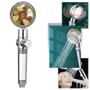 High pressure rotating helix shower head