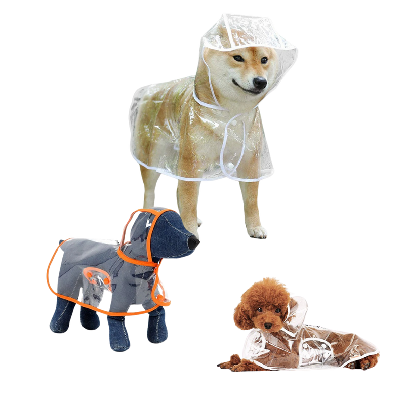 Hooded Raincoat for Dogs