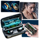 Bluetooth earphones with charging battery box