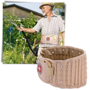 Inflatable decompression lumbar support belt