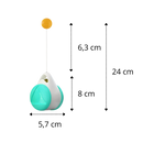 Interactive ball toy for cats