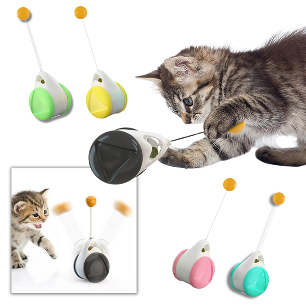 Interactive ball toy for cats