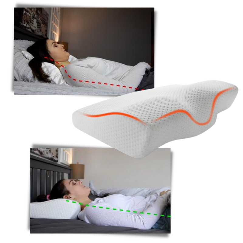 Memory foam cervical protection pillow