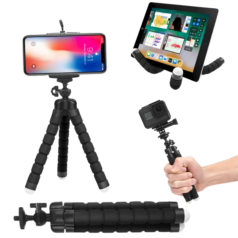 Mini Flexible Phone Tripod Stand Set