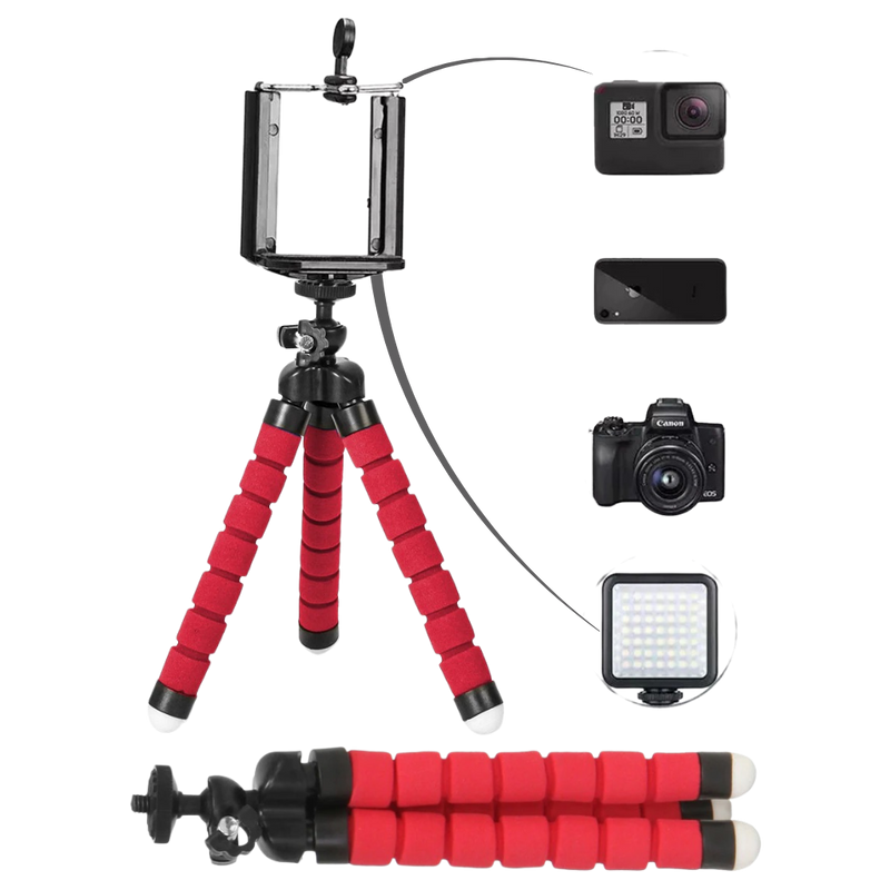 Mini Flexible Phone Tripod Stand Set