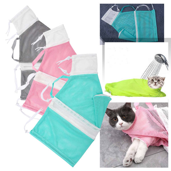 Multi-function Pet Grooming Mesh Bag