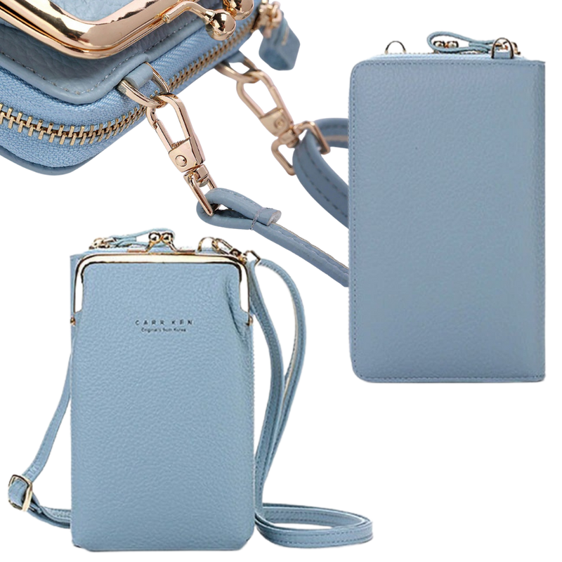 Crossbody bag with removable strap