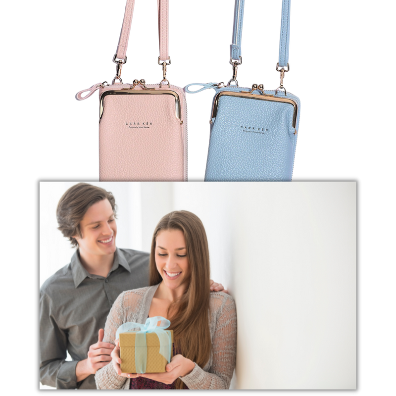 Crossbody bag with removable strap
