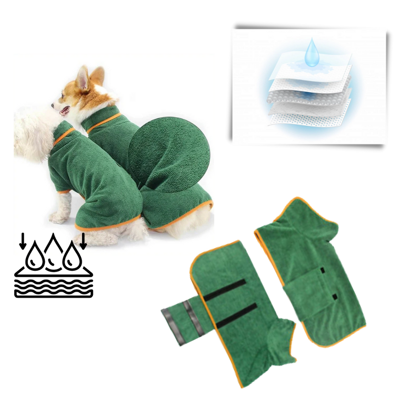 Super Absorbent Pet Bathrobe