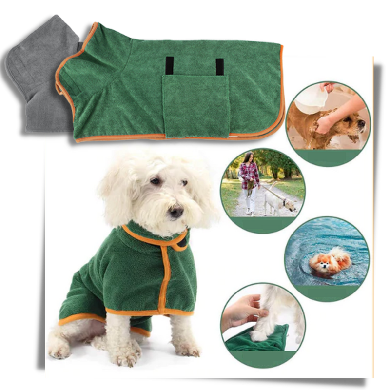 Super Absorbent Pet Bathrobe