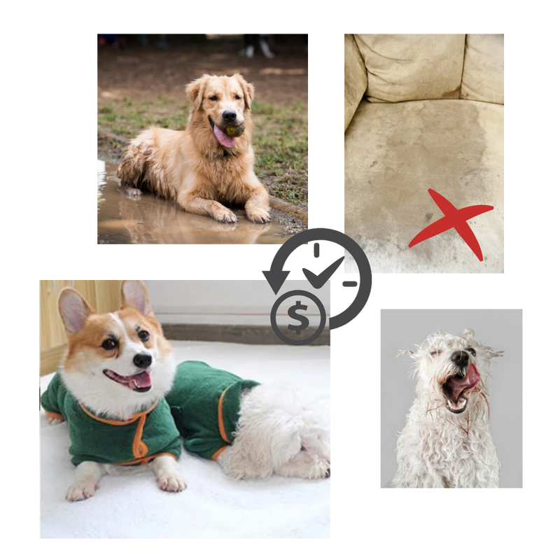 Super Absorbent Pet Bathrobe