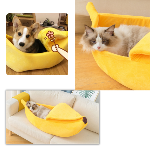 Banana Shaped Pet Bed