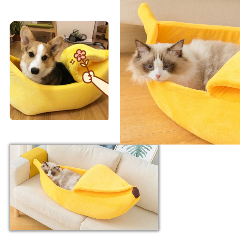 Banana Shaped Pet Bed
