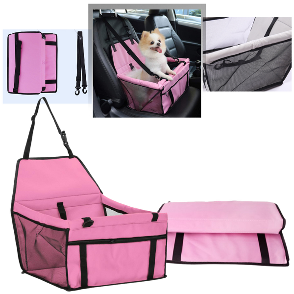 Pet dog car carrier adjustable seat