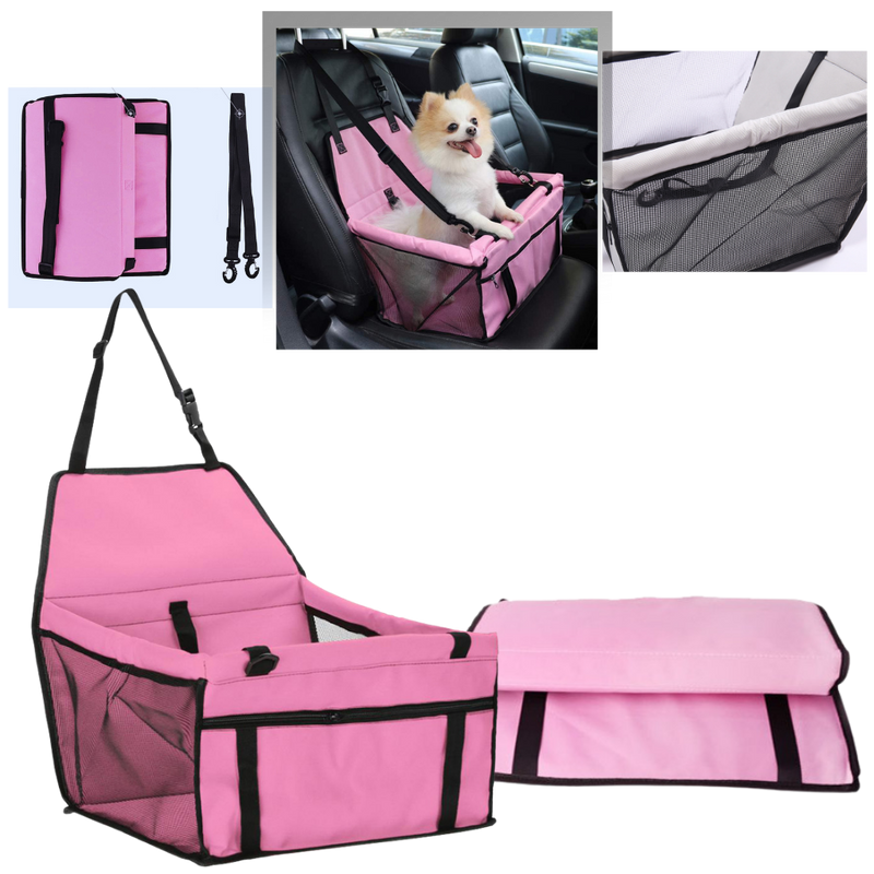Pet dog car carrier adjustable seat